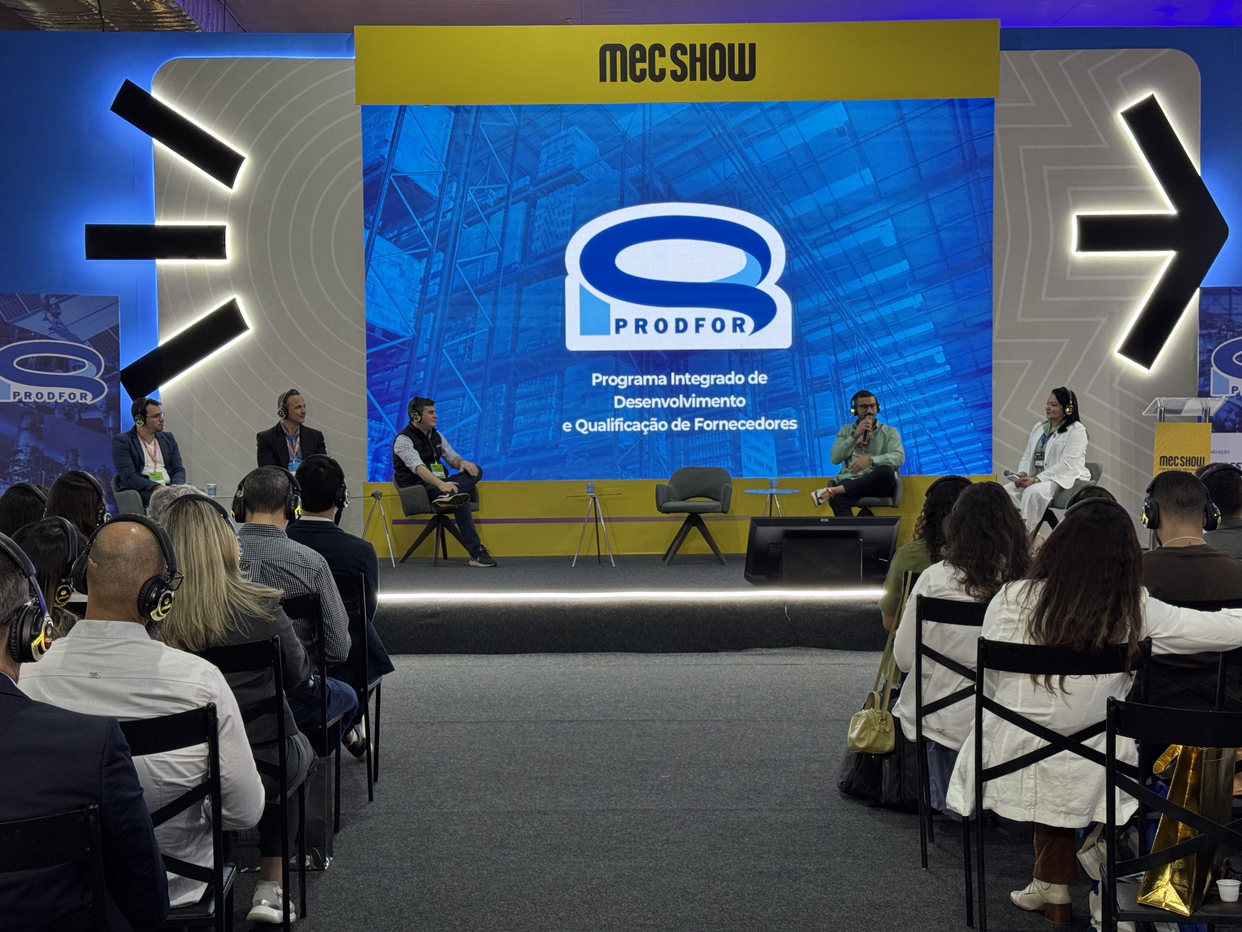 Prodfor realiza painel sobre Supply Chain na Mec Show 2025. Foto: Divulgação.